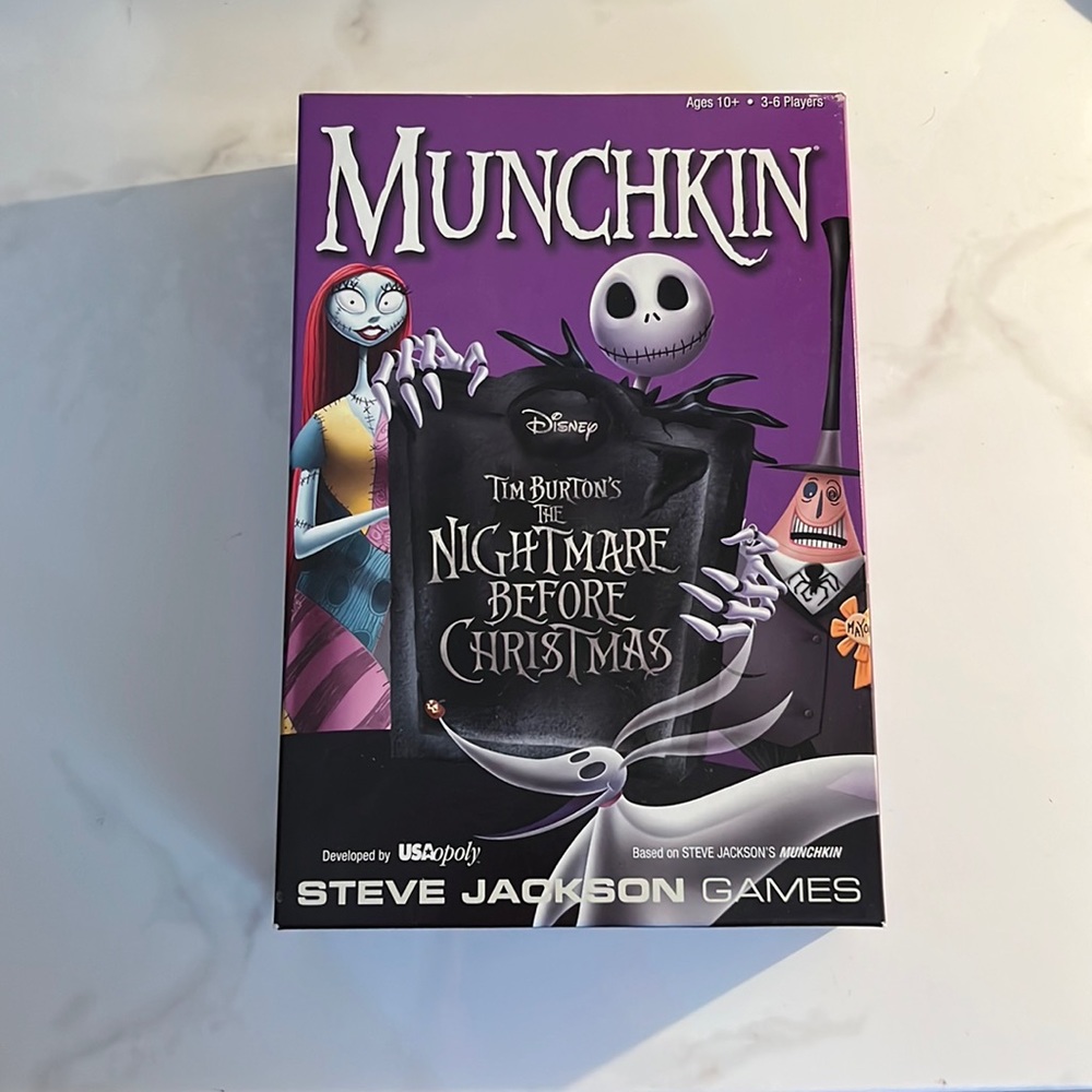 Complete Set Munchkin Tim Burton’s The Nightmare Before Christmas Card Game